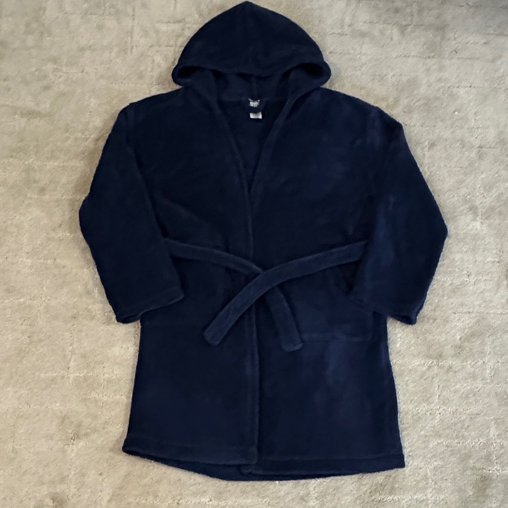 GAP Kids Navy Hooded Robe size Small